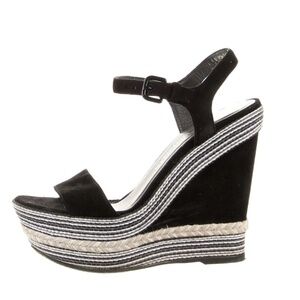 STUART WEITZMAN Suede Printed Espadrilles